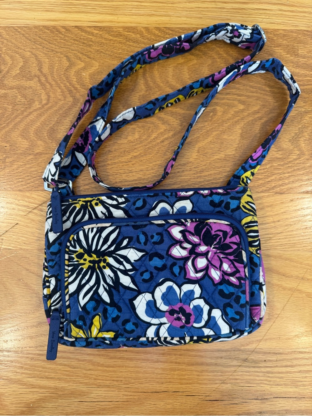 Vera Bradley Women’s Quilted Little Hipster Crossbody in African Violet Pattern